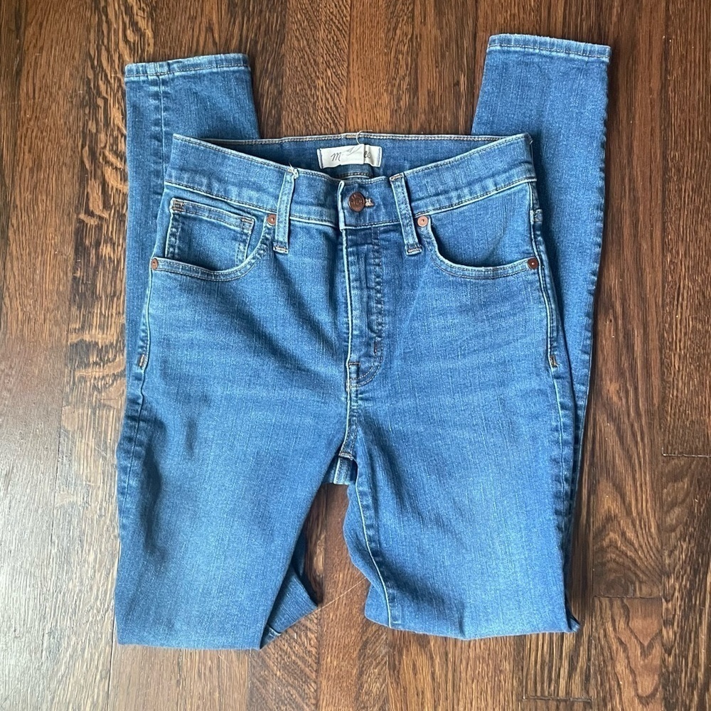 Madewell 9” mid rise skinny jeans